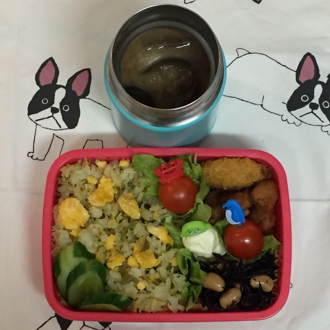 じゃこと高菜のチャーハン弁当