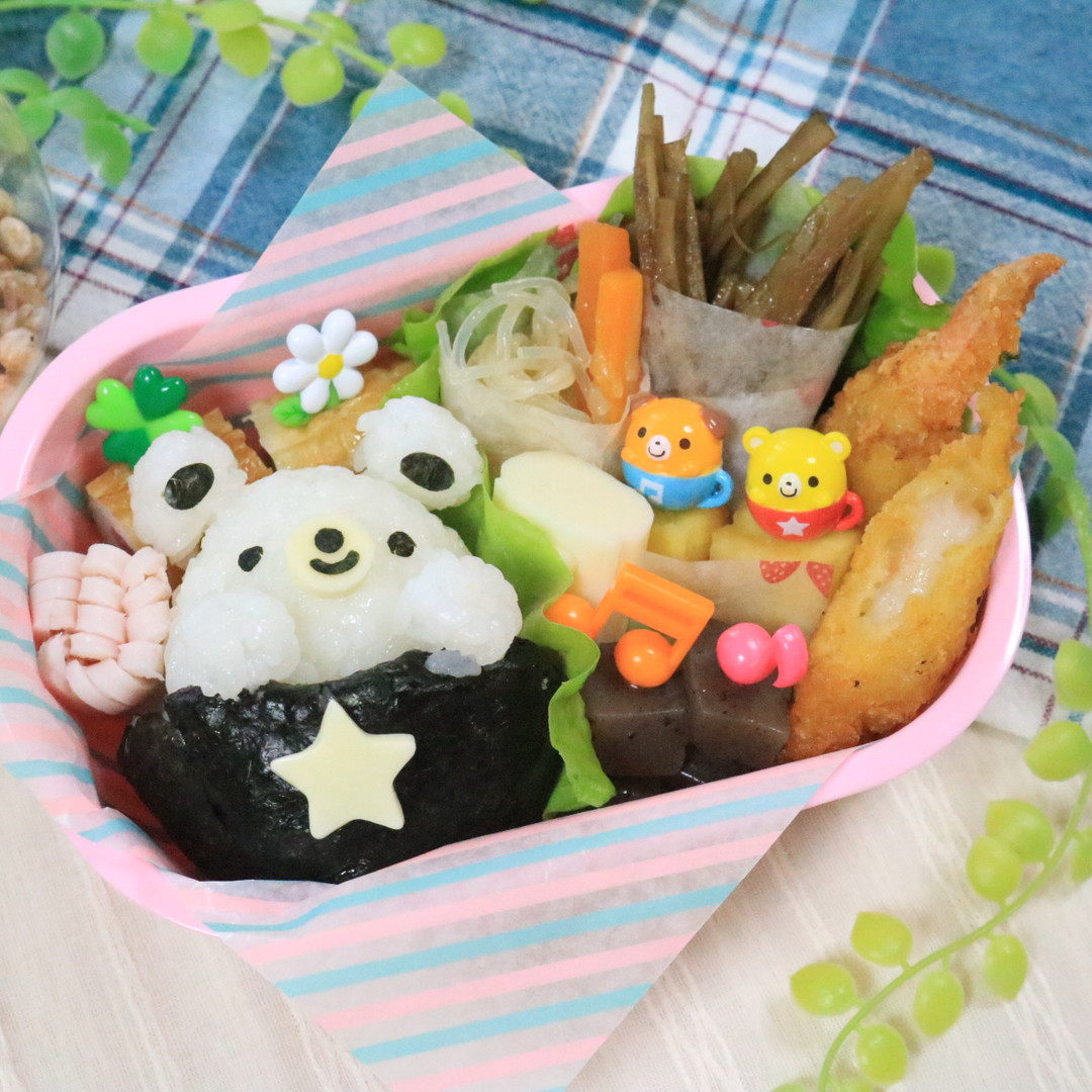 コップに入った白くま弁当