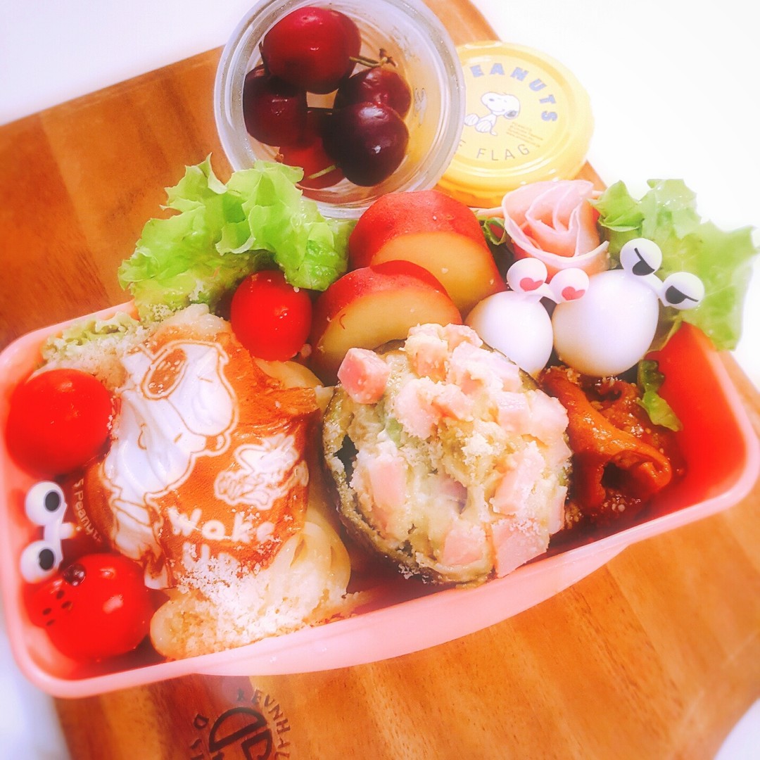 ラテアートシートで簡単キャラ弁