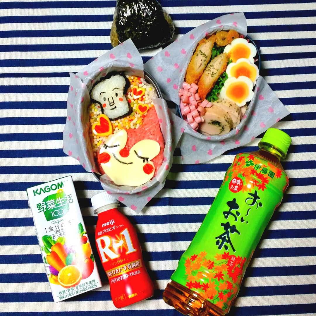ドキンちゃんと食パンマン弁当