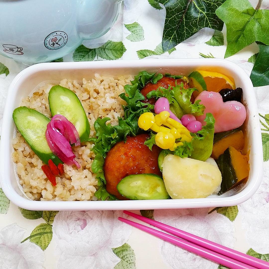 大豆ハンバーグ・チリソース味のお弁当