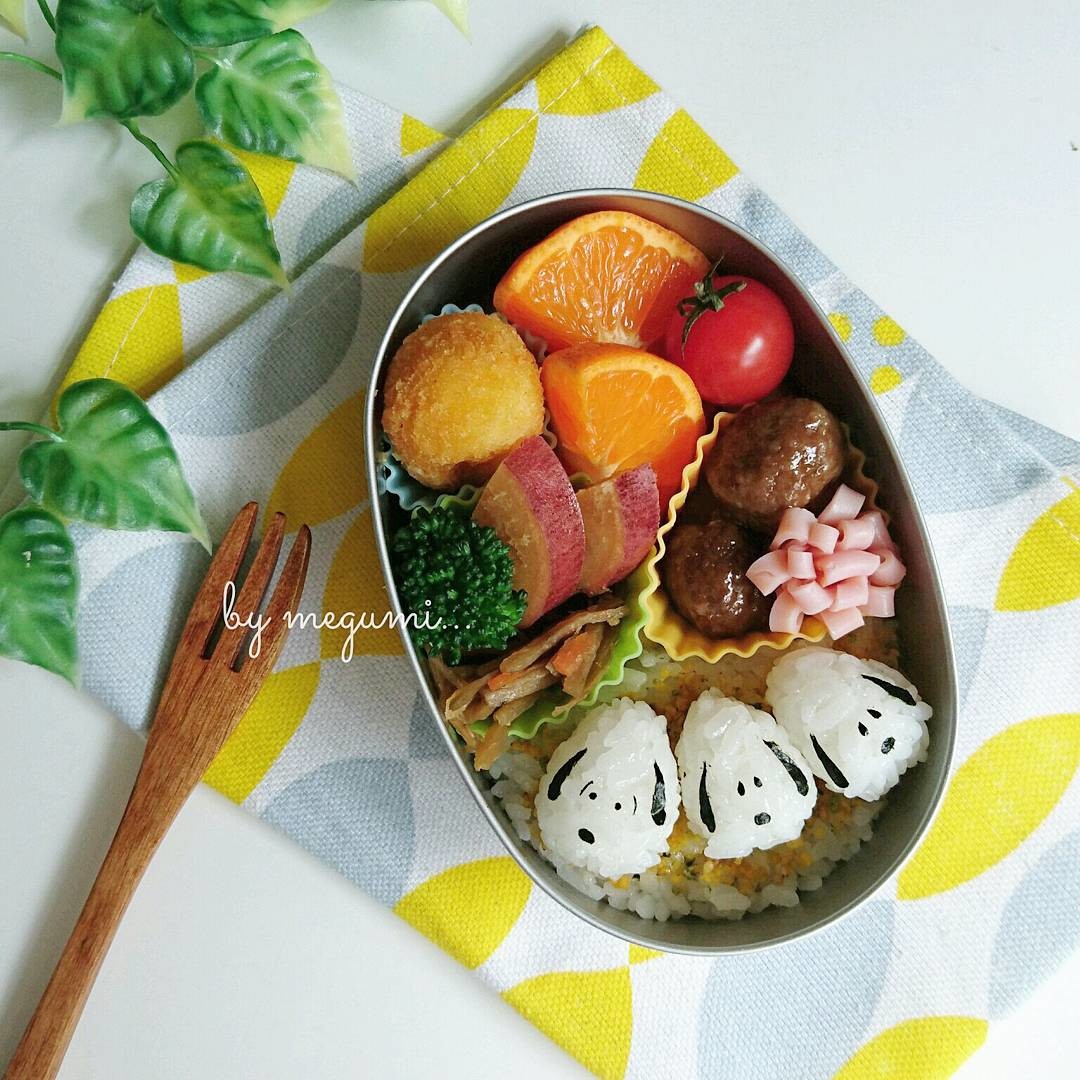 スヌーピー弁当〜♪