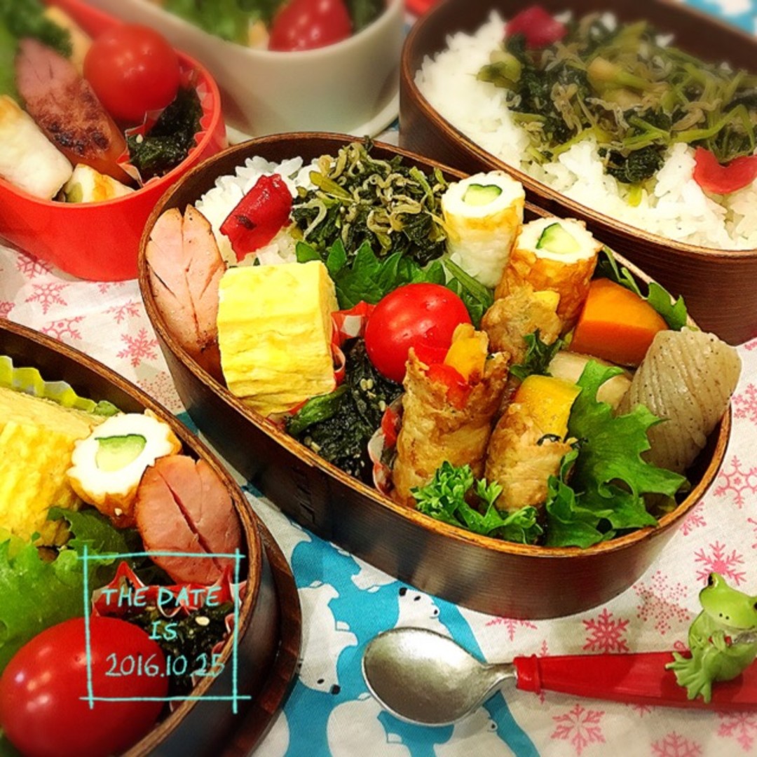 野菜たっぷり肉巻き弁当