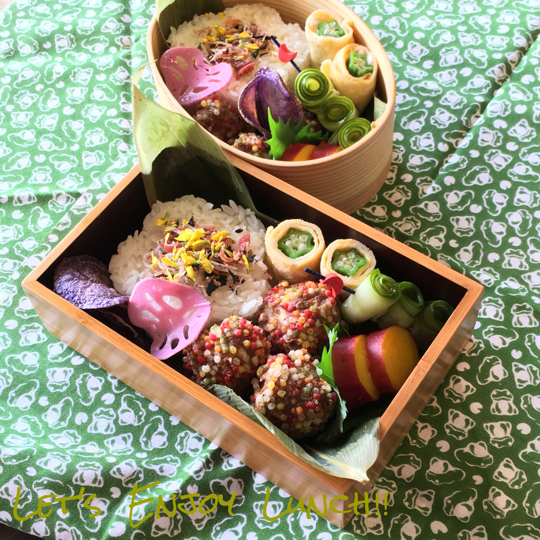 ぶぶあられの肉団子弁当