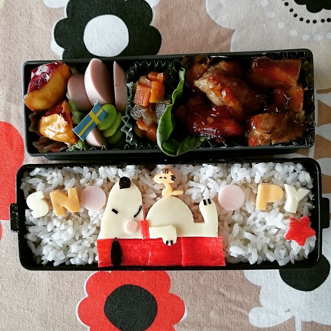 屋根のうえのスヌーピー弁当