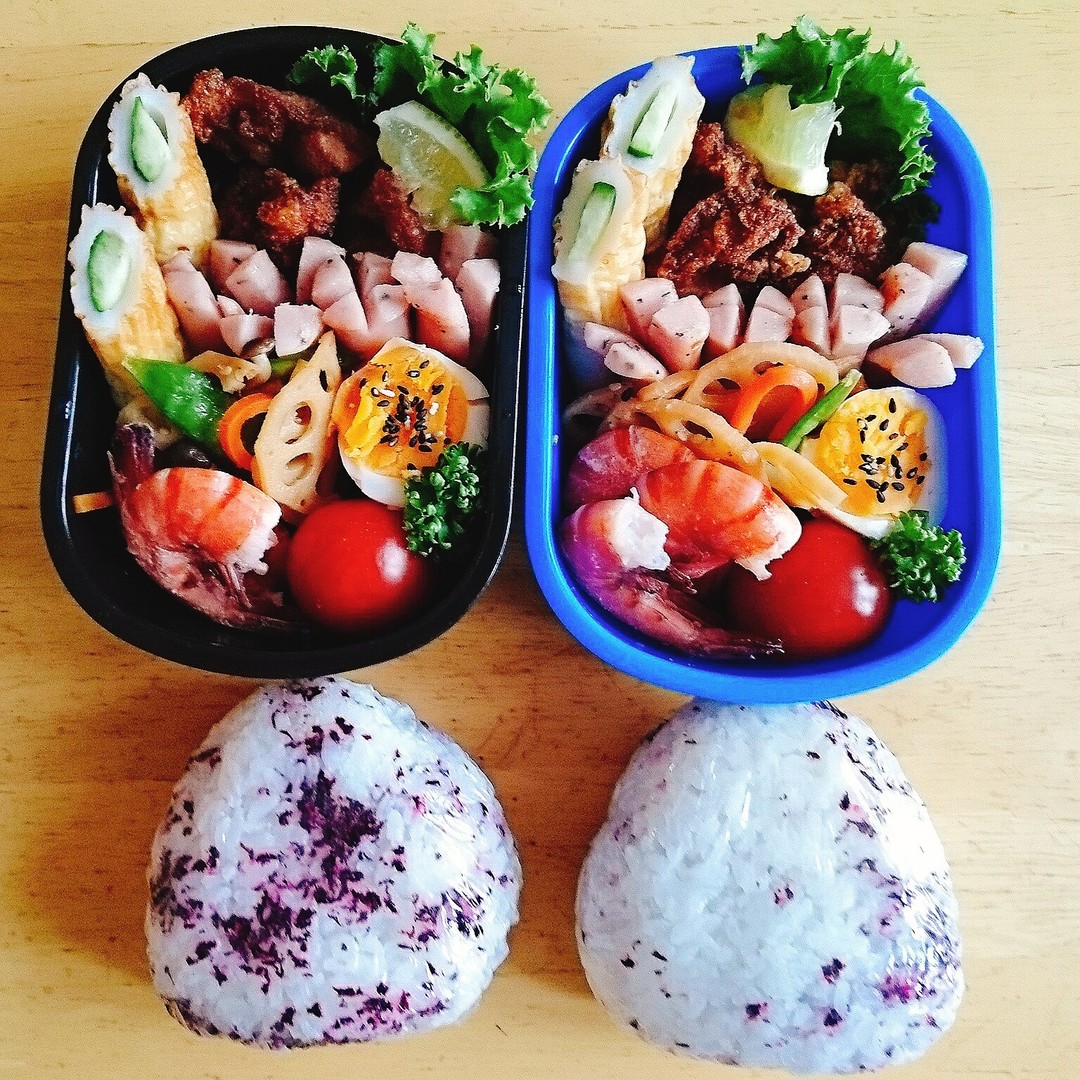 蓮根の金平と海老塩焼き弁当