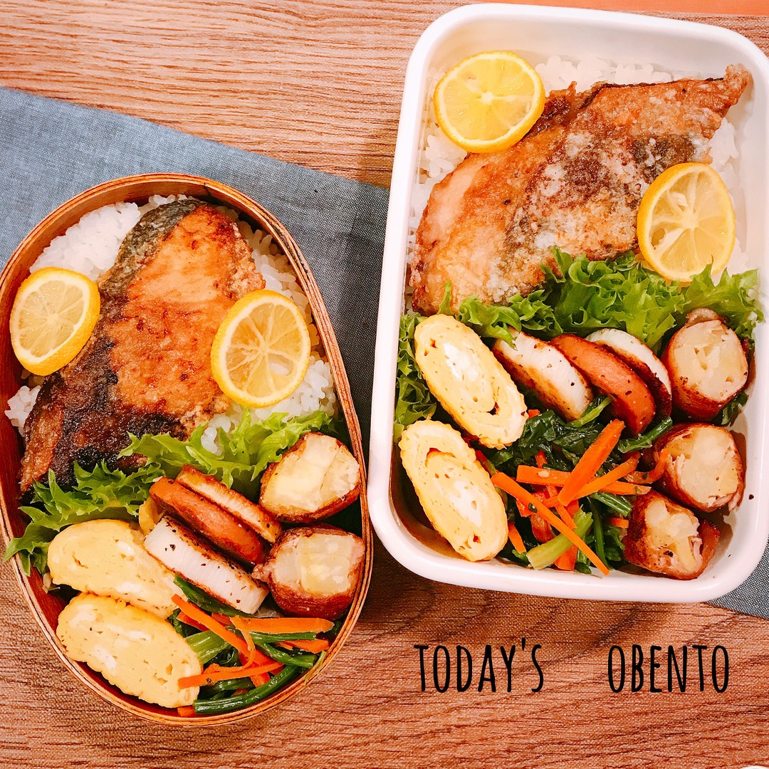 鰤の竜田揚げ弁当