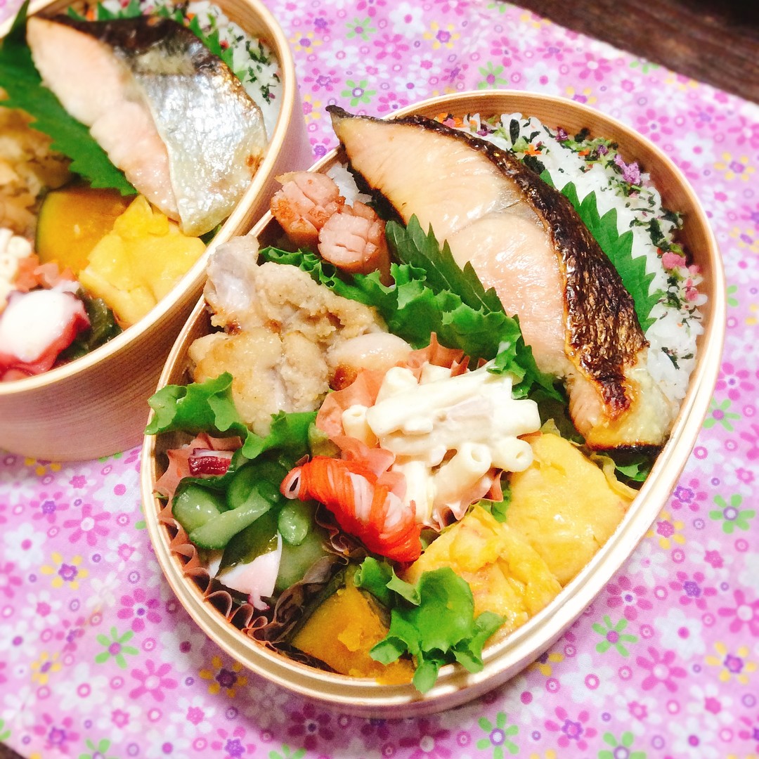 塩鮭弁当
