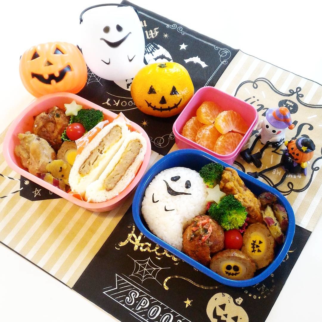 ハロウィンおばけ弁当