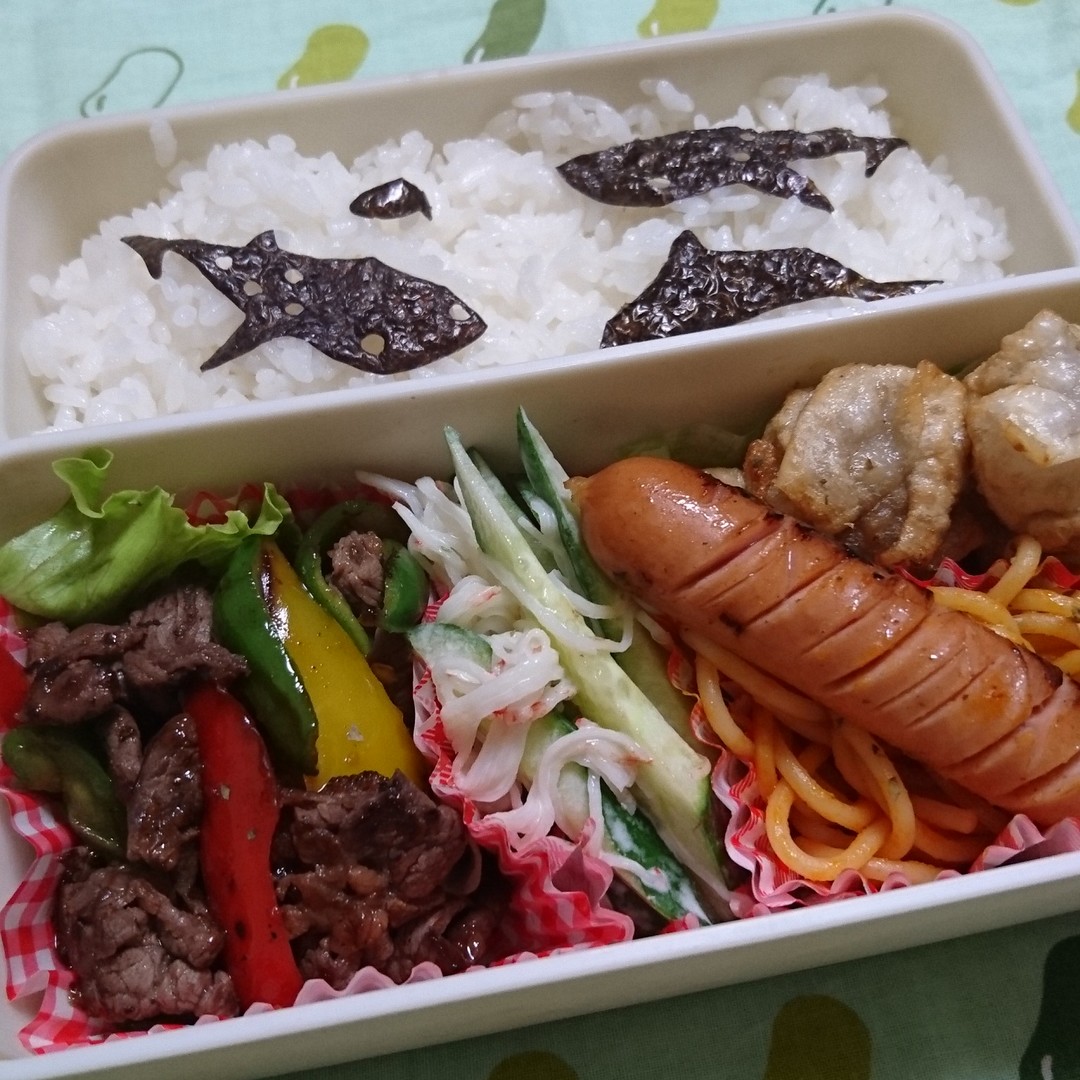 海に行きたいなぁ弁当