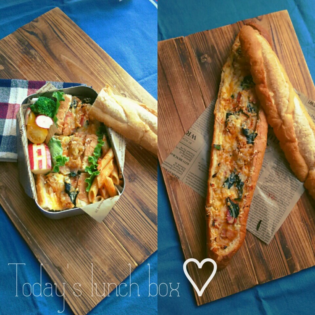 フランスパンキッシュ弁当