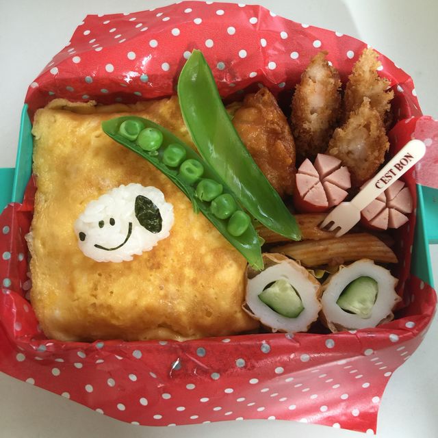 ❁ちょこんとスヌさんのオムライス❁