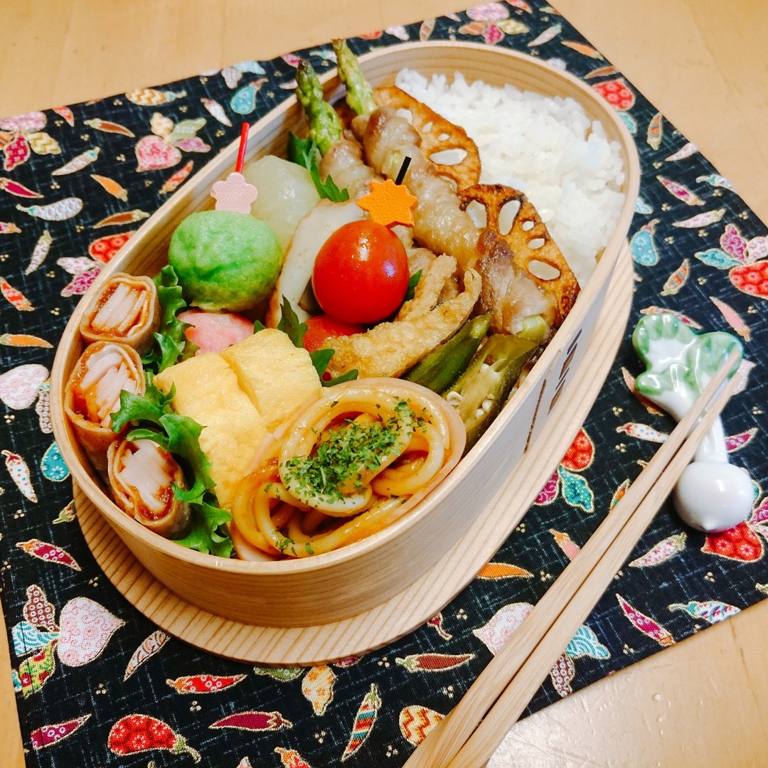 アスパラ豚肉巻き弁当