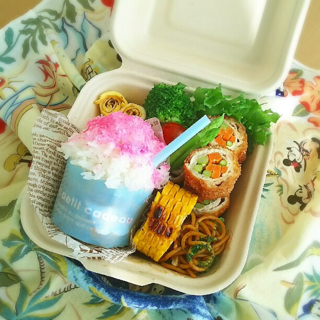 かき氷風弁当