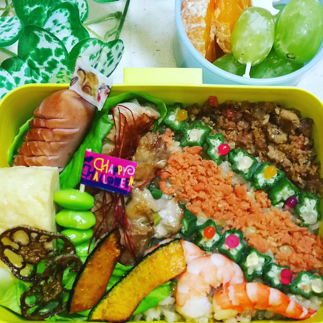 そぼろ色々のっけ弁当