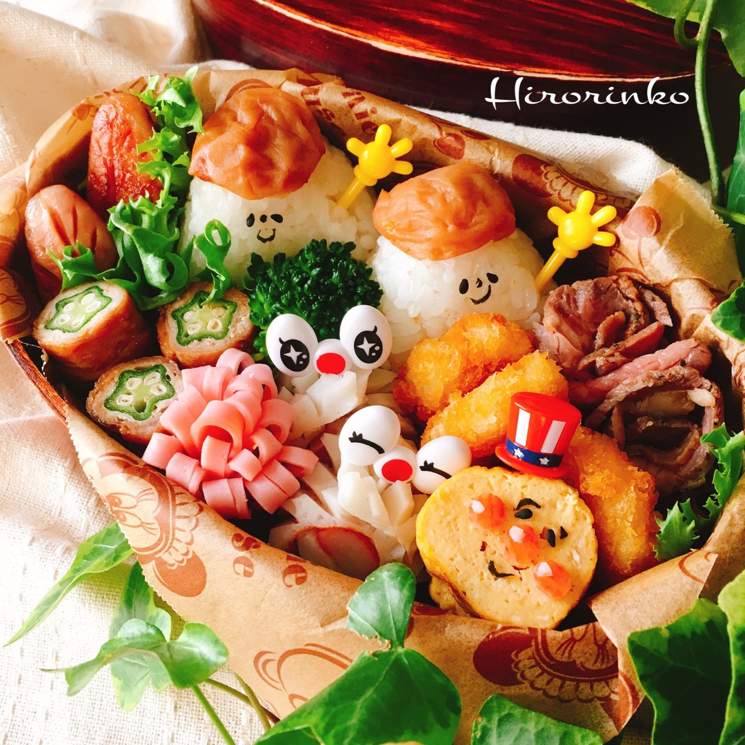 梅帽子子ちゃん弁当