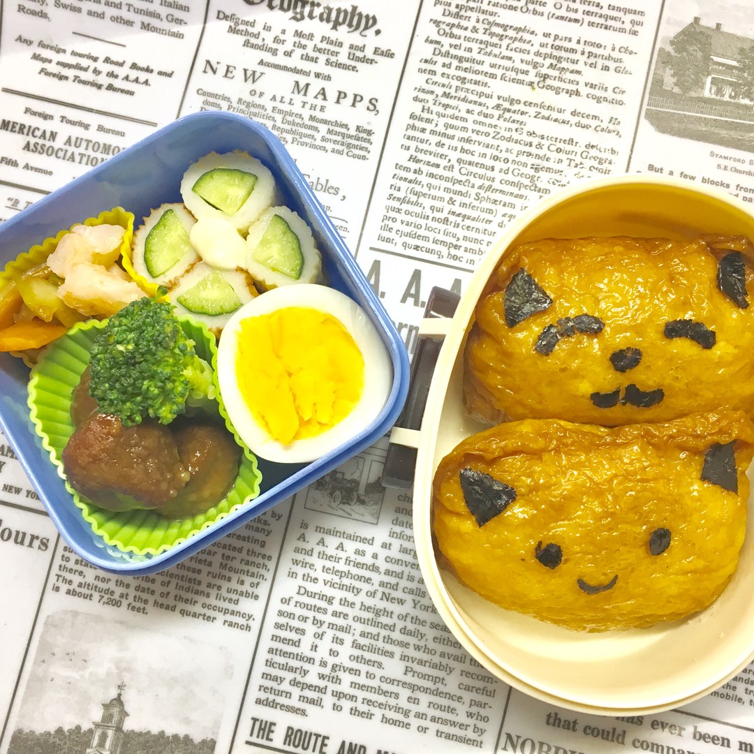 ねこちゃんおいなり弁当