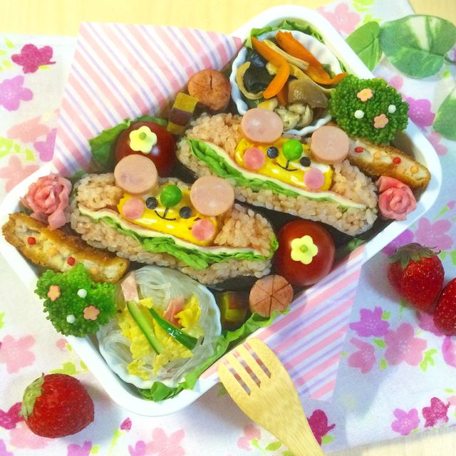 くまさん♡おにぎらず