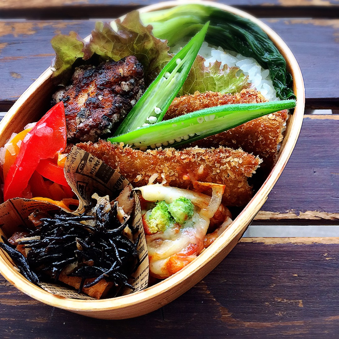 鰯フライ弁当◡̈❁