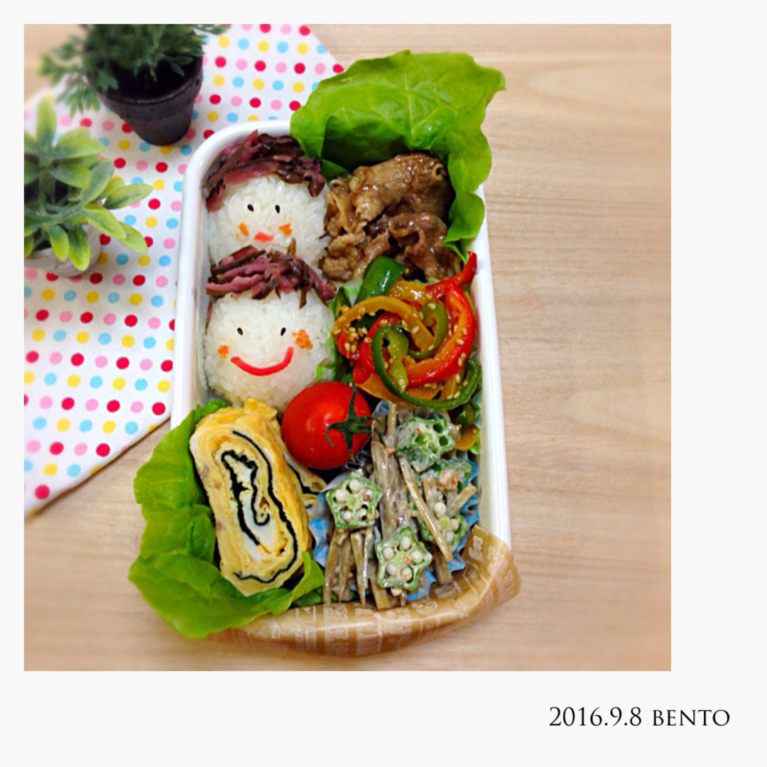 顔おにぎり弁当