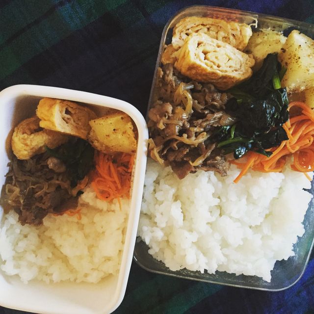 ＊すき焼きの残り物お弁当＊