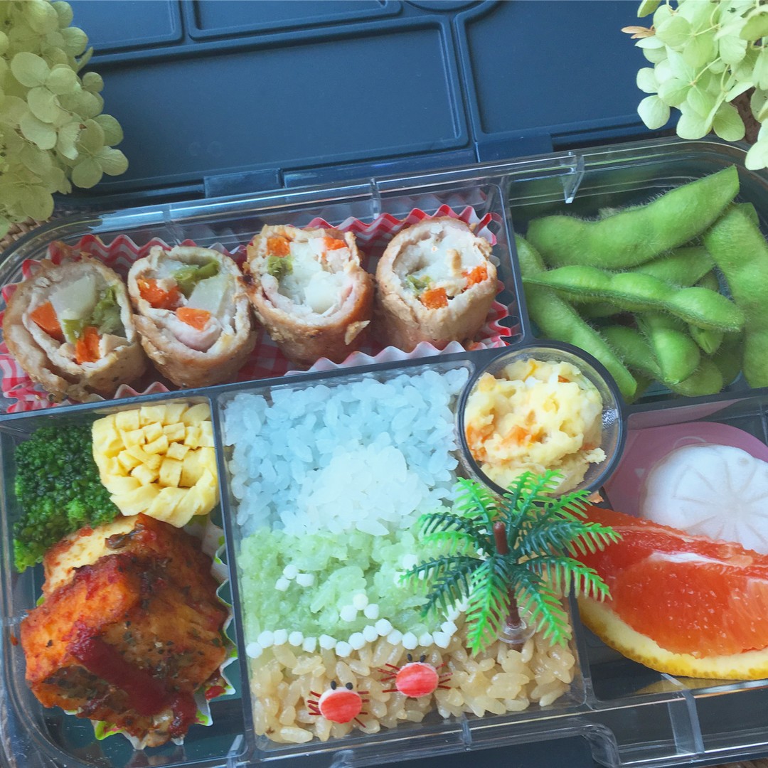 ビーチの蟹さん弁当