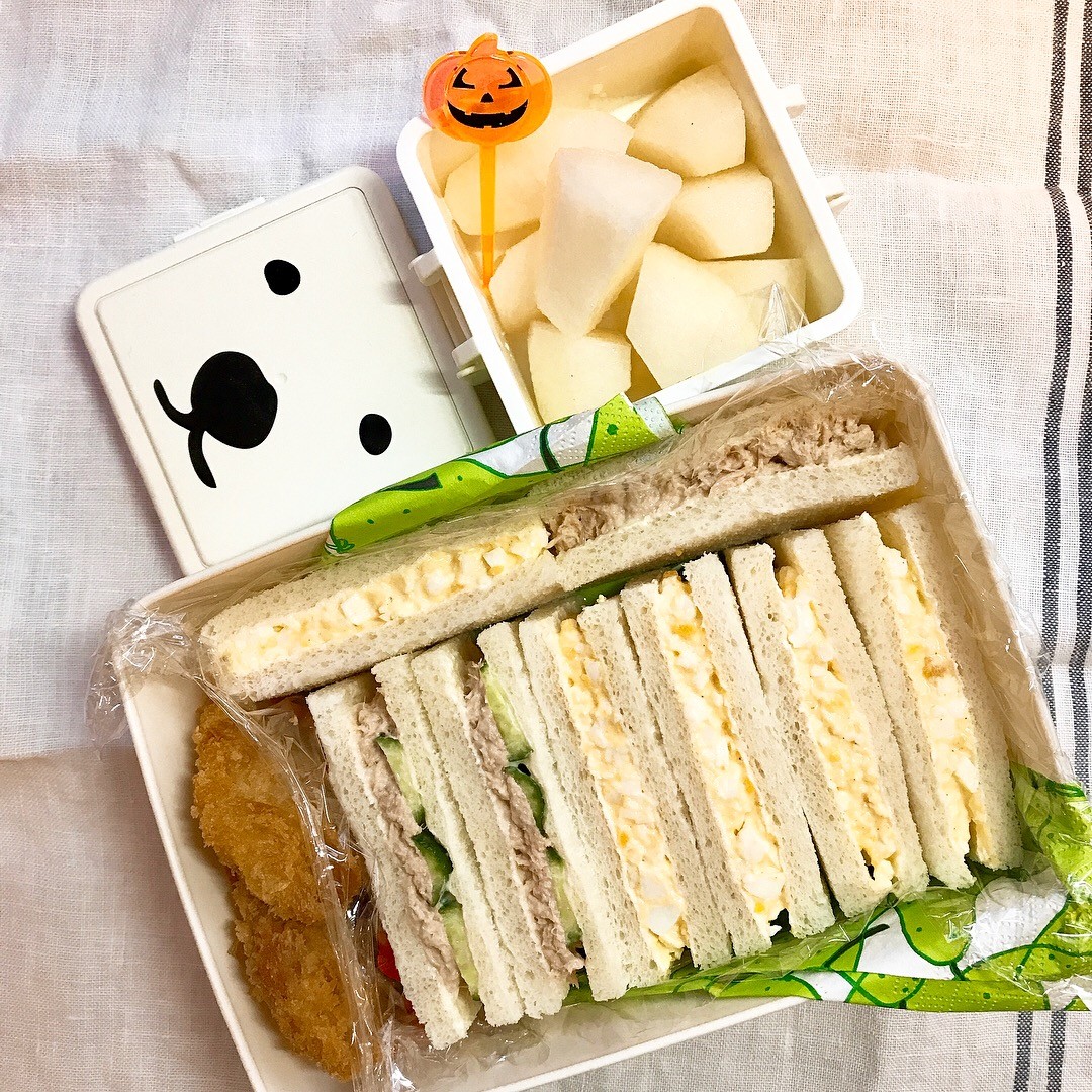 🥄今日の娘のサンドイッチお弁当