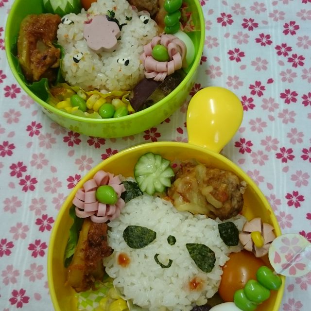 お花見待ち遠しいな弁当