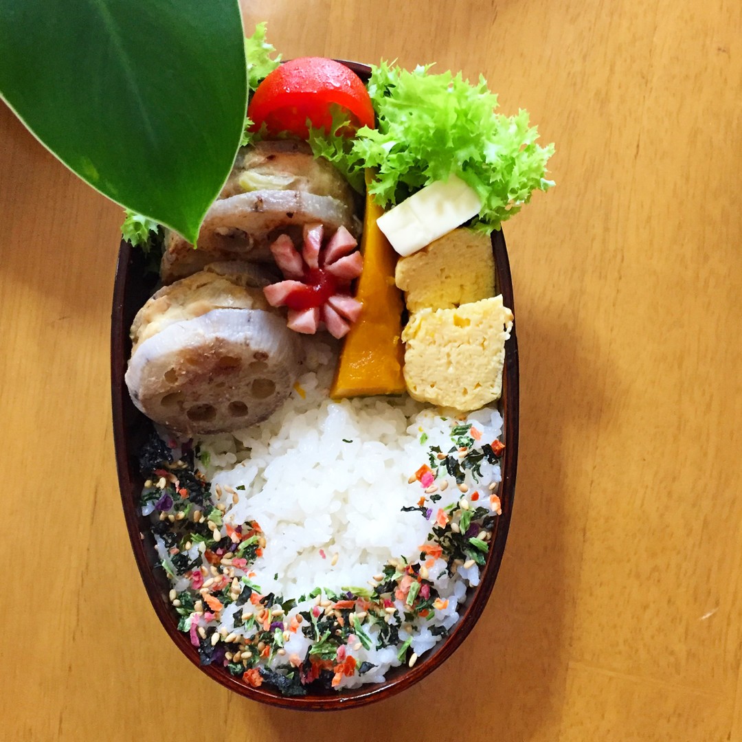 レンコンはさみ焼きな おべん