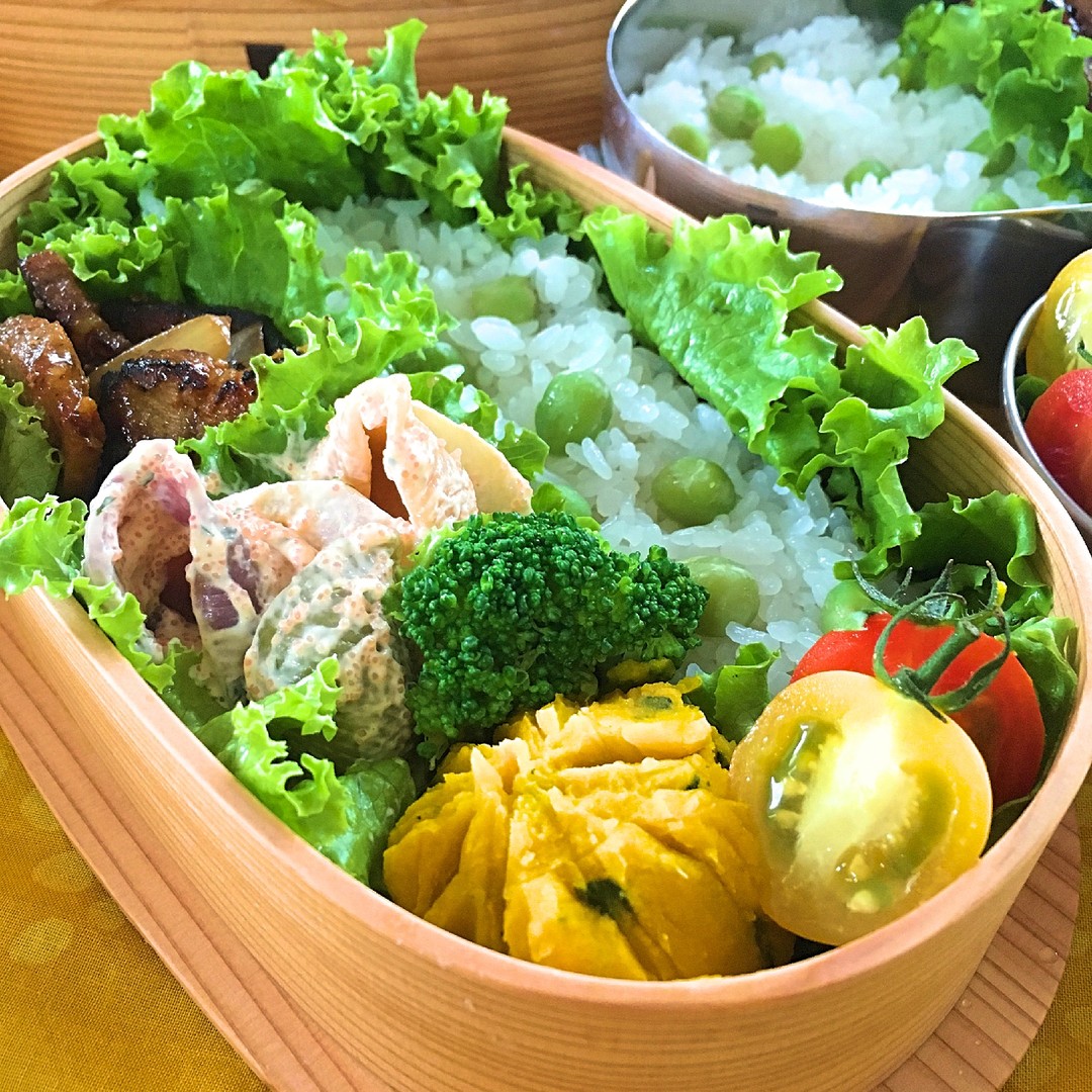 豆ご飯弁当
