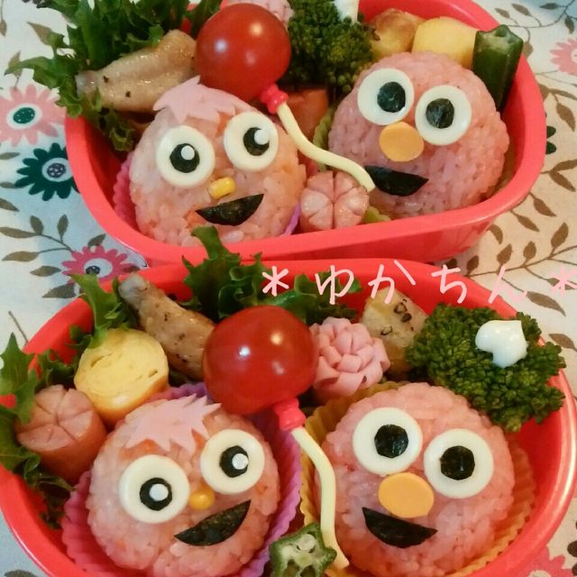 幼稚園弁当☆エルモ＊モッピー
