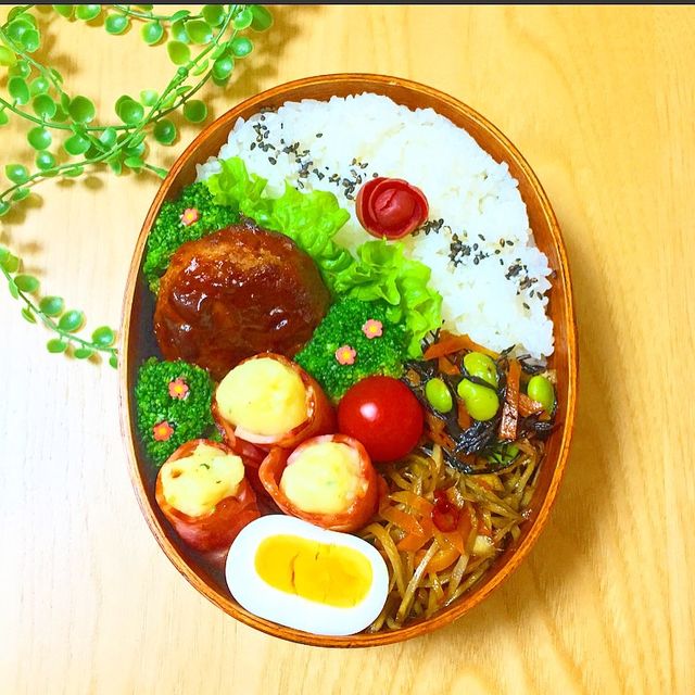 豆腐ハンバーグの常備菜弁当