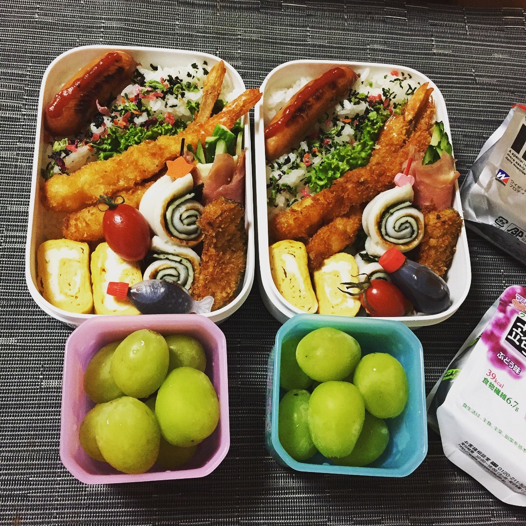エビフライ乗っけ弁当