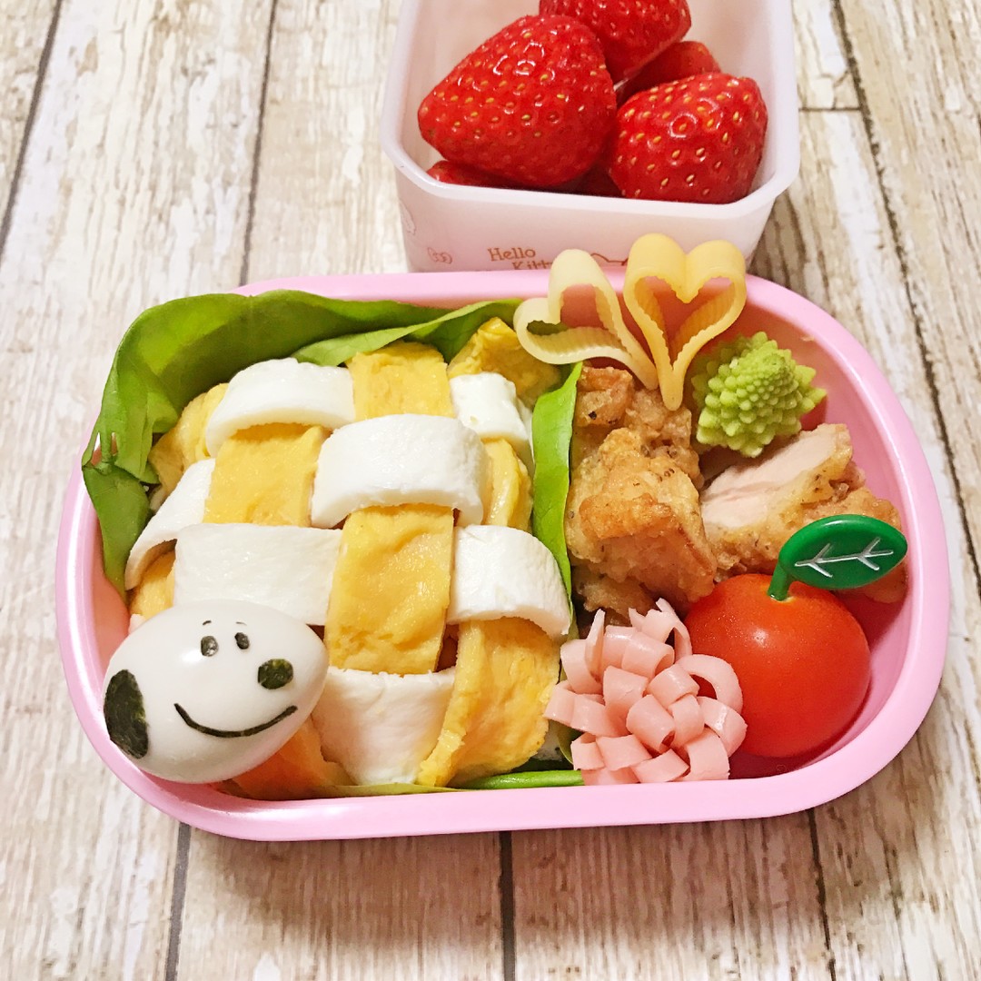 ⑅⃝編み込みオムライス弁当⑅⃝