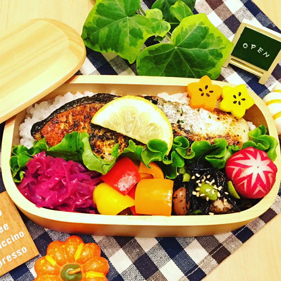 鮭の青海苔とパン粉焼き