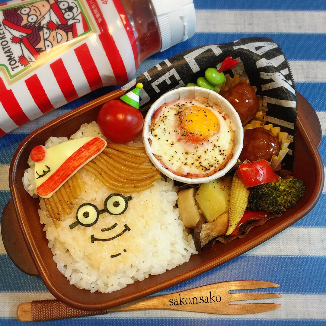 ウォーリーを探せ弁当♡