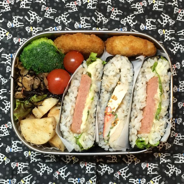 2度目の挑戦おにぎらず弁当