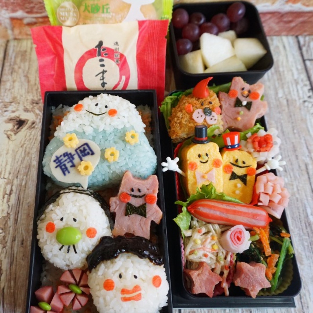 週末静岡trip弁当(⑅︎´∀︎`)σ)∀︎`*)♡︎”