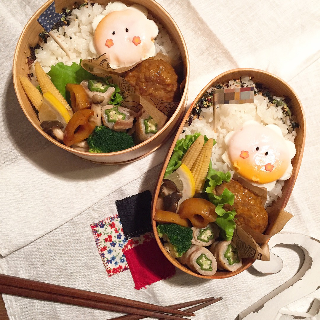 ハンバーグ弁当♪