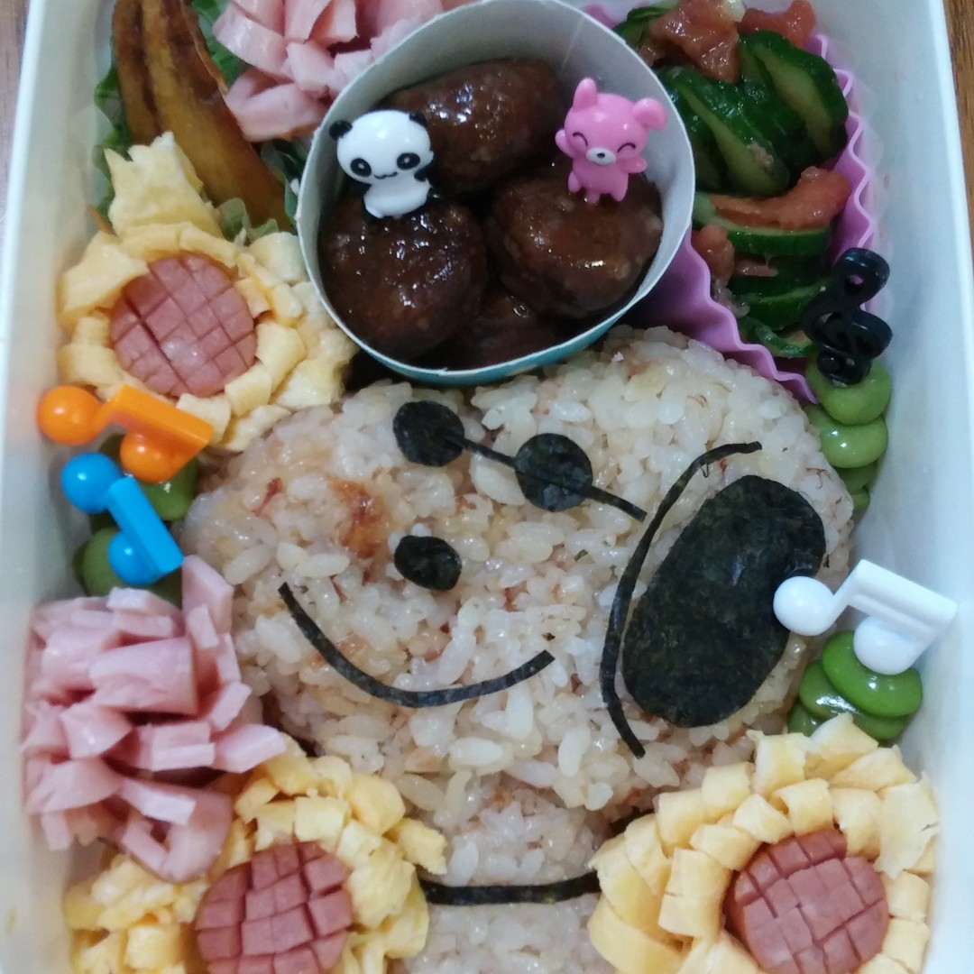 小麦色スヌーピー弁当