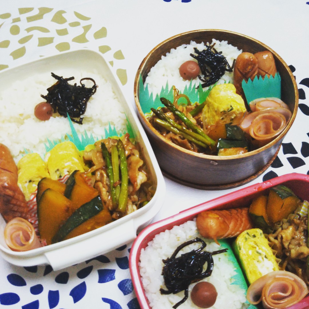 豚肉とアスパラ･モヤシの炒め物弁当