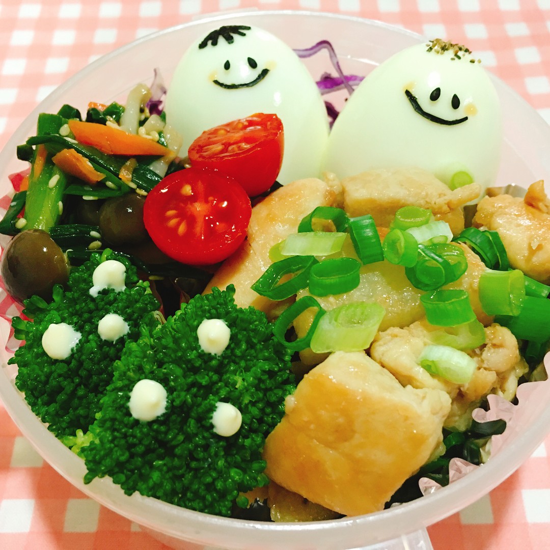 鶏肉と長芋の照り煮弁当