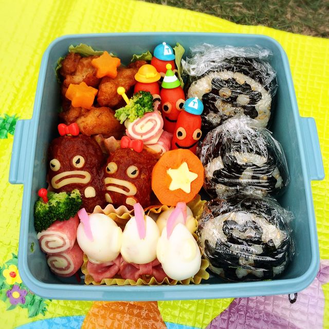 親子遠足ウルトラマン弁当
