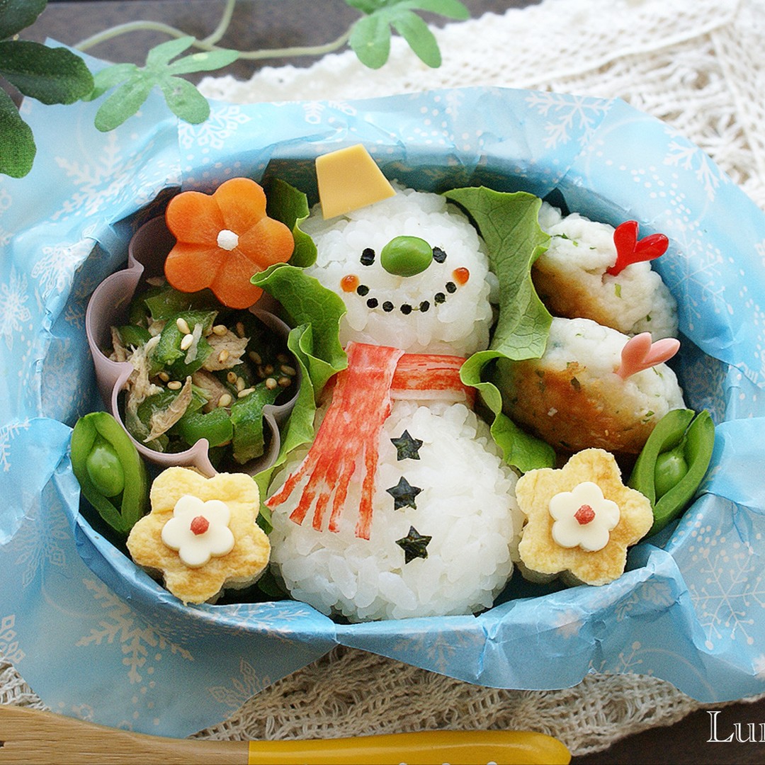雪だるま弁当♬
