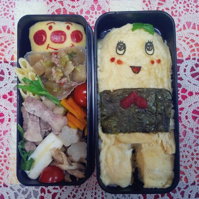 ふなっしー弁当 豚&マーボー大根