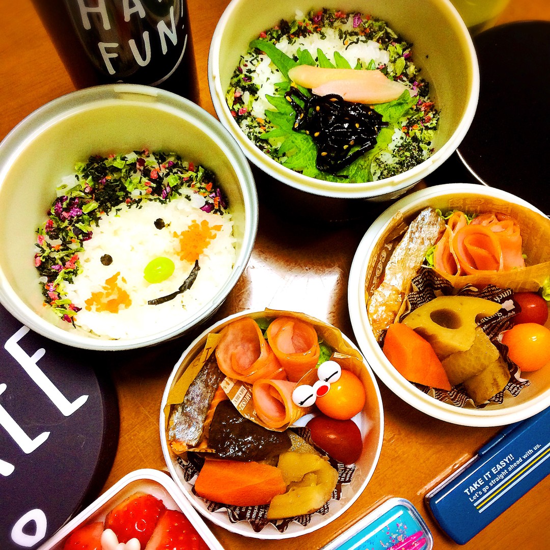顔弁当