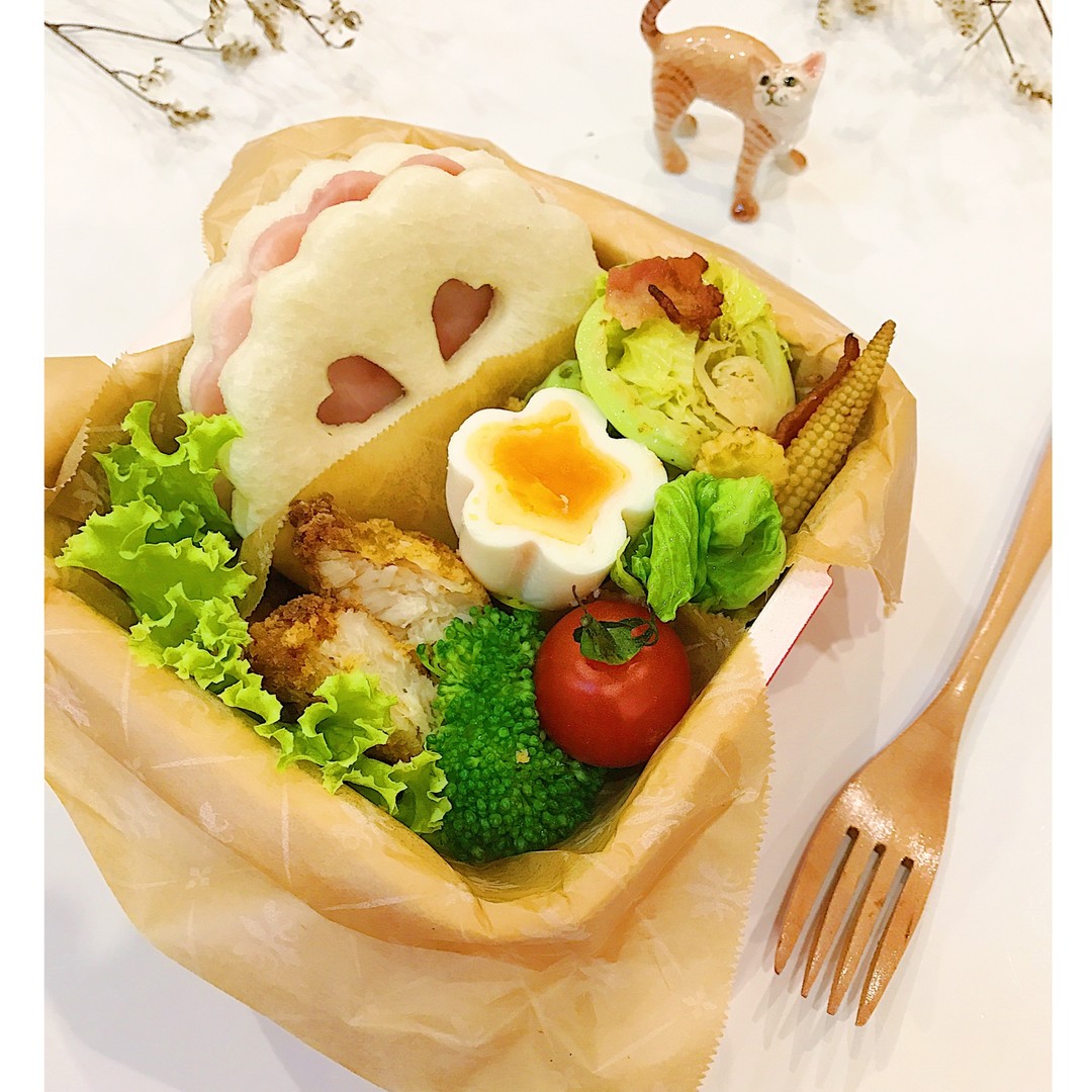 ハートサンド弁当