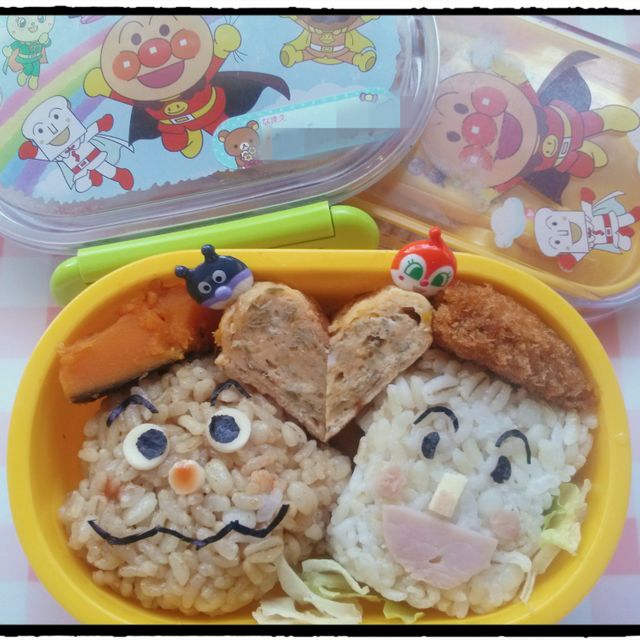 カレーパンマン・しょくぱんまん仲良し弁当