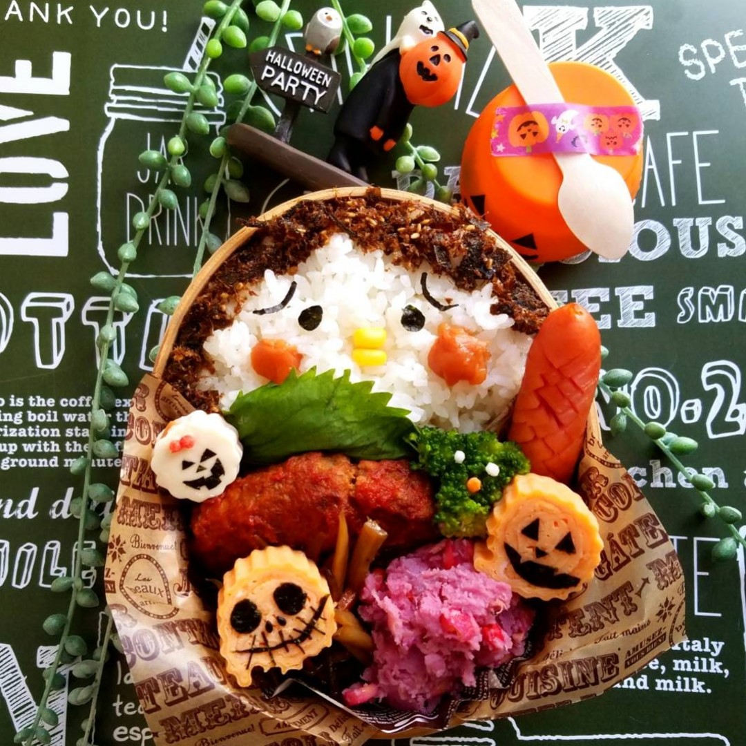 ハロウィンな夫弁当
