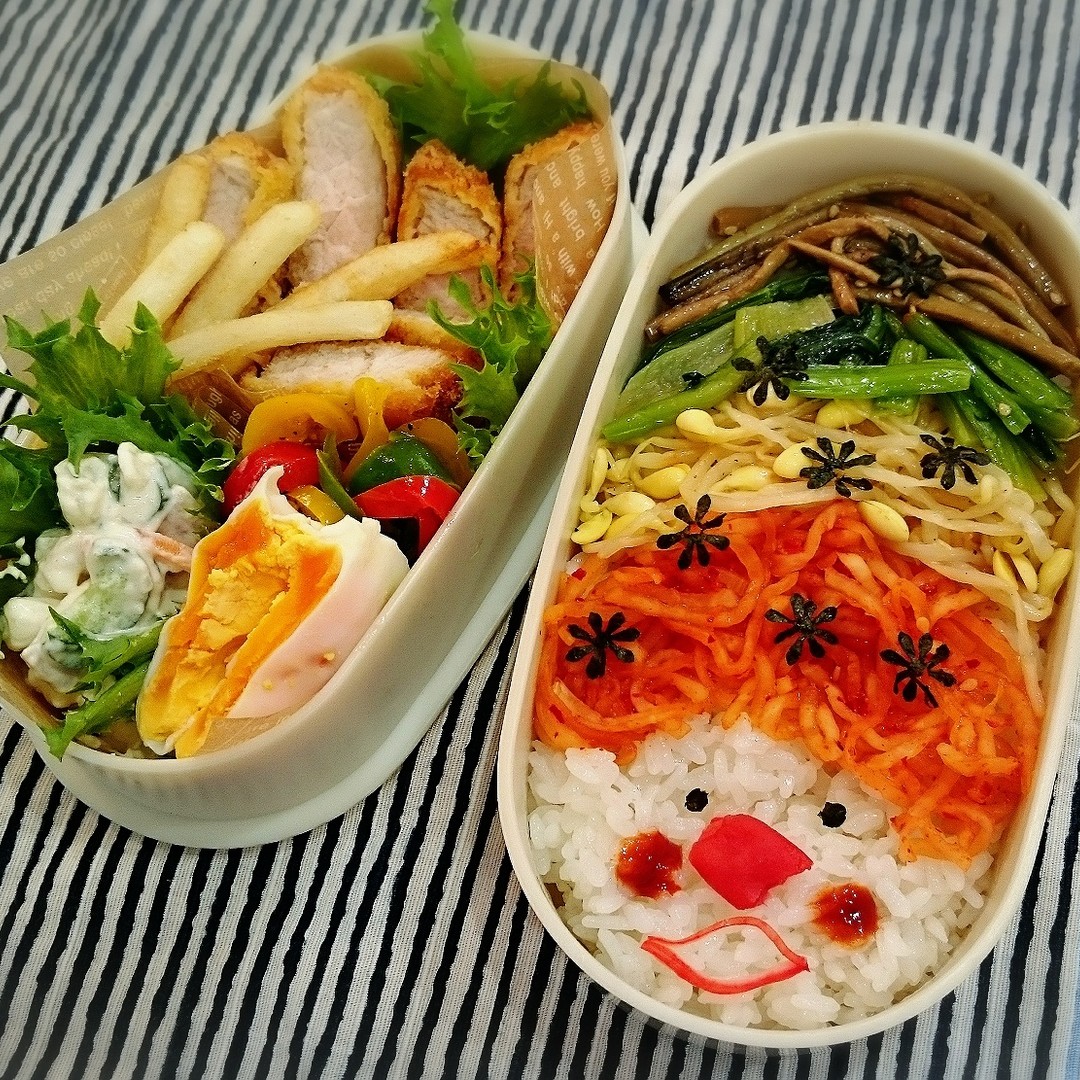 顔弁当～ナムル弁当～